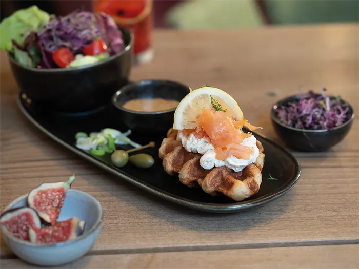 Croffle Salmon King im Pförtnerhaus Basel