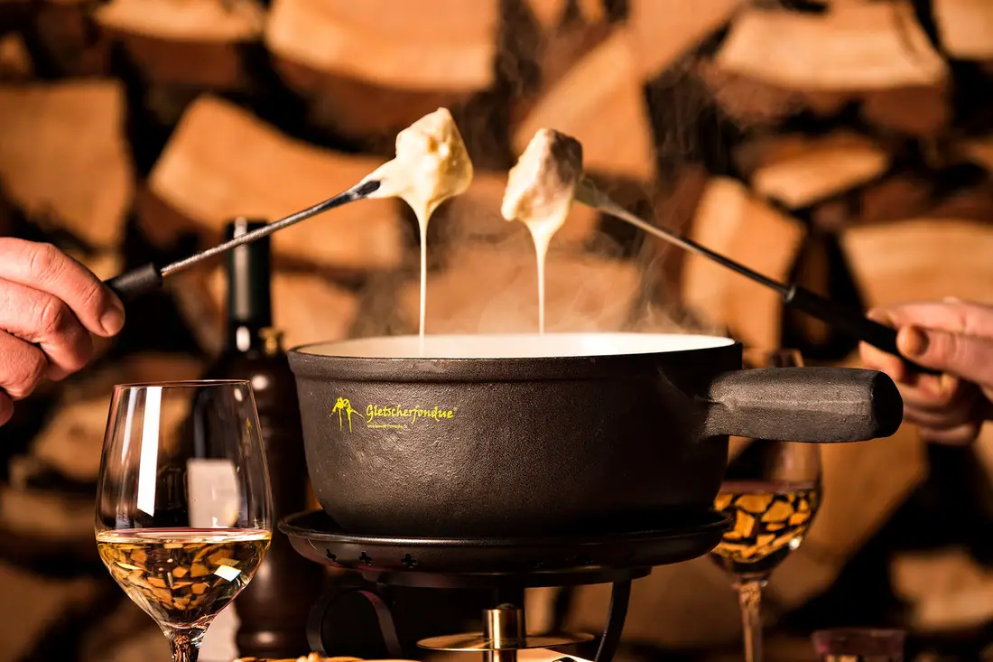 Gletscherfondue aus dem Engadin im Pförtnerhaus Basel