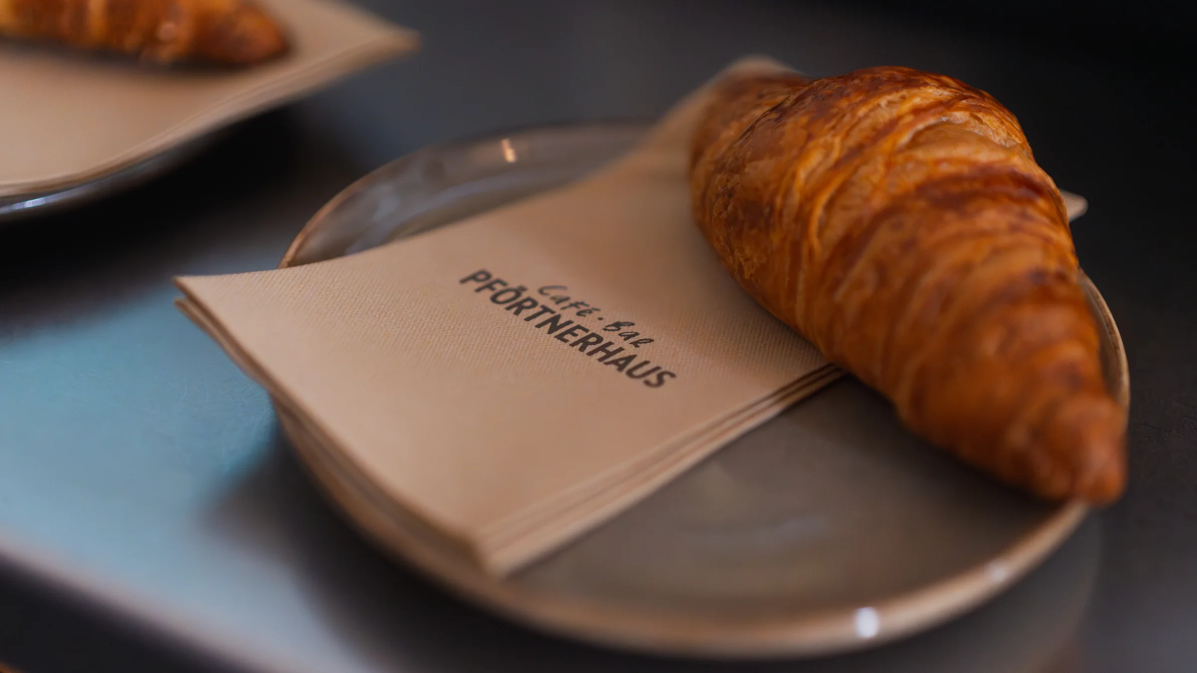 Fresh croissant for breakfast at Pförtnerhaus Basel