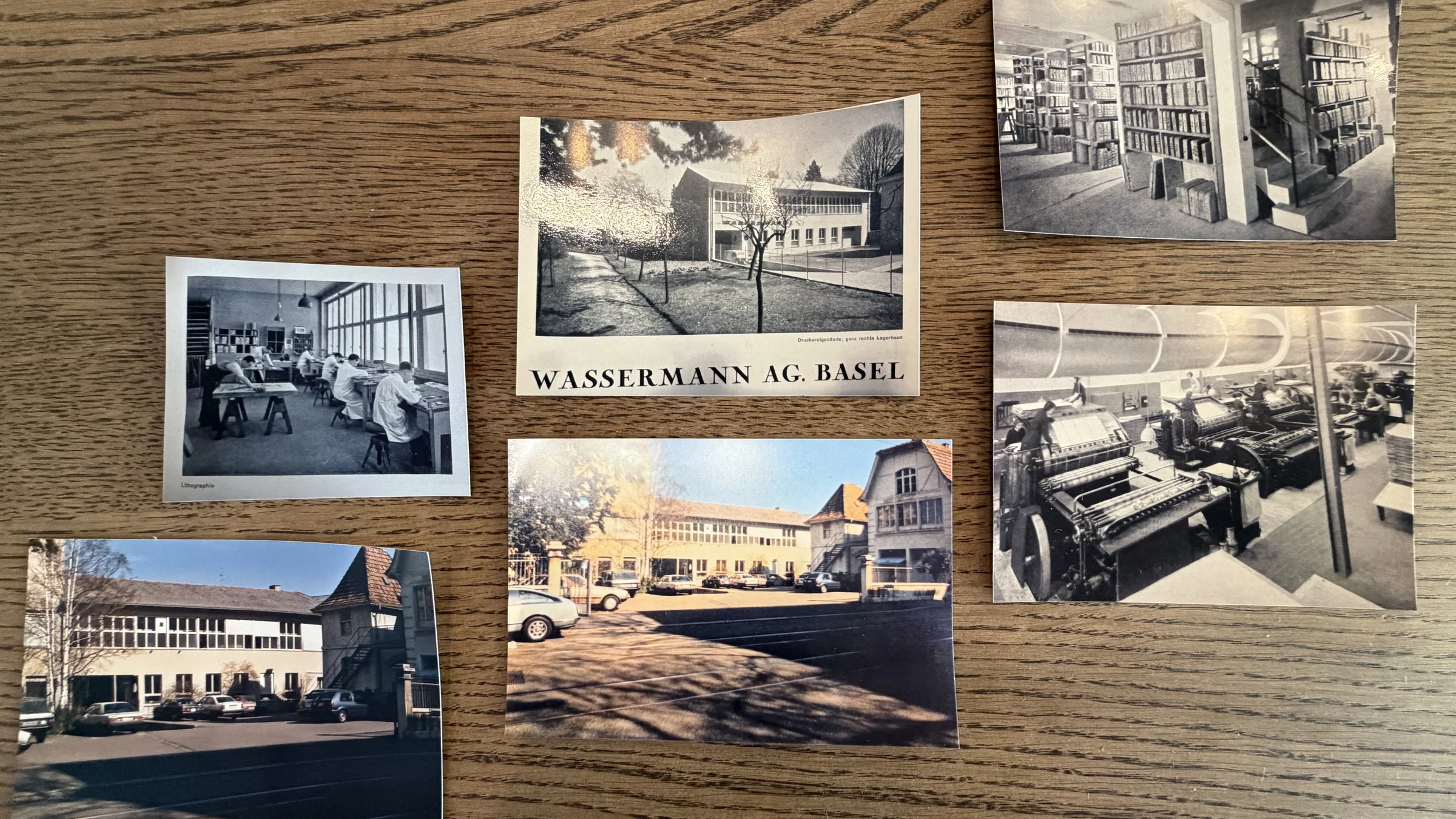 Historische Fotos der Druckerei Wassermann AG Basel, Vorgeschichte des Pförtnerhauses