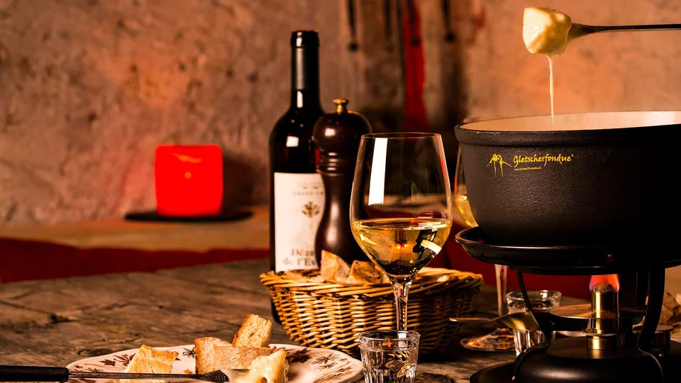 Gletscherfondue aus dem Engadin im Pförtnerhaus Basel