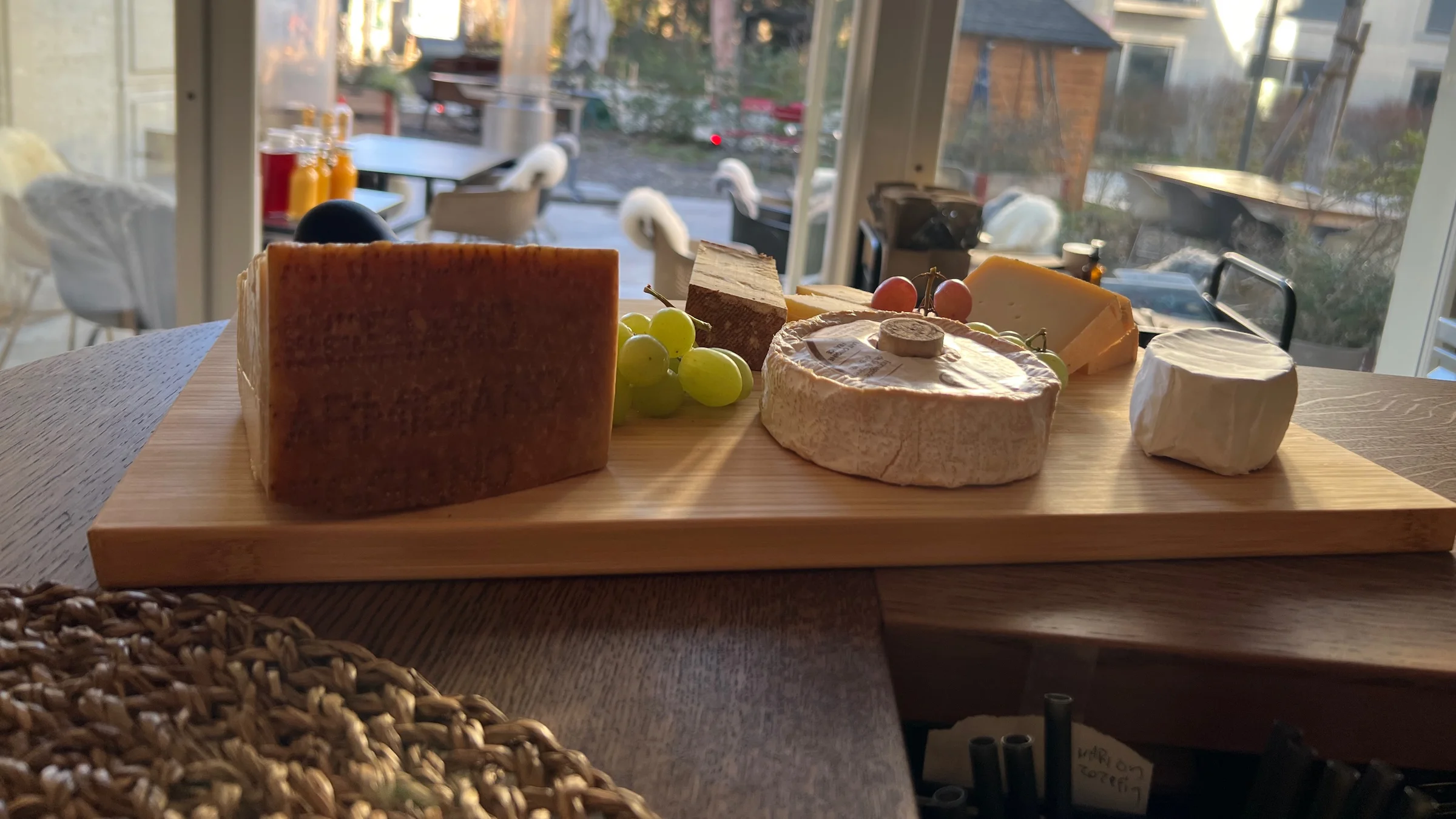 Cheese board at the Sunday brunch at Pförtnerhaus Basel